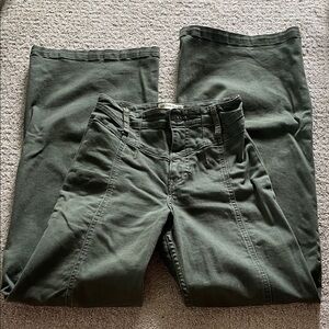 NEW Free People We The Free Green Wide Leg Pants